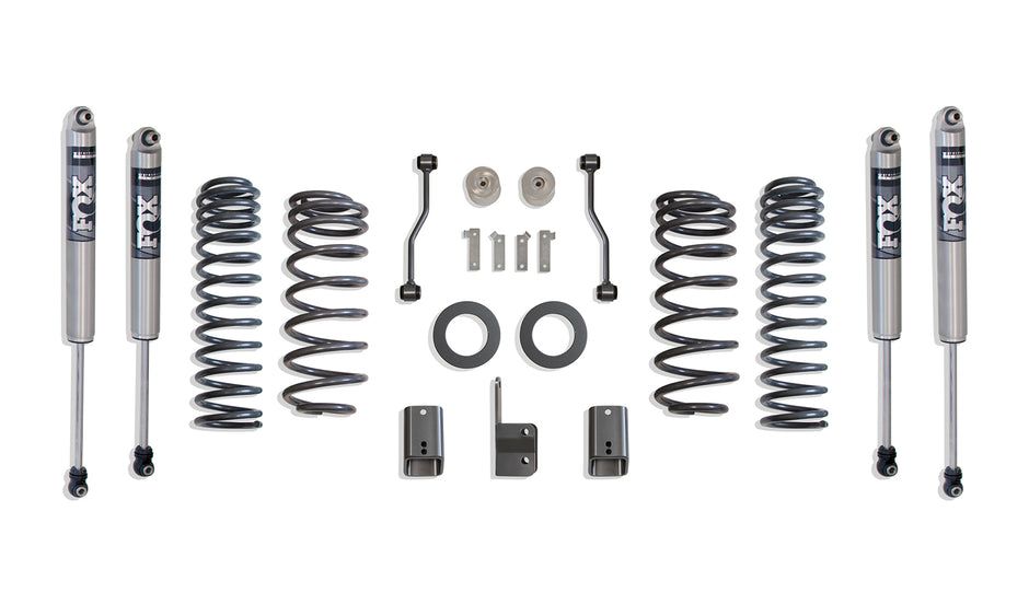 2021-2025 JEEP JL WRANGLER 4XE (HYBRID) 4" LIFT KIT W/ FOX 2.0 PERFORMANCE SERIES SHOCKS