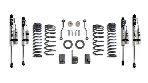 2021-2025 JEEP JL WRANGLER 4XE (HYBRID) 4" LIFT KIT W/ VULCAN RESERVOIR SHOCKS