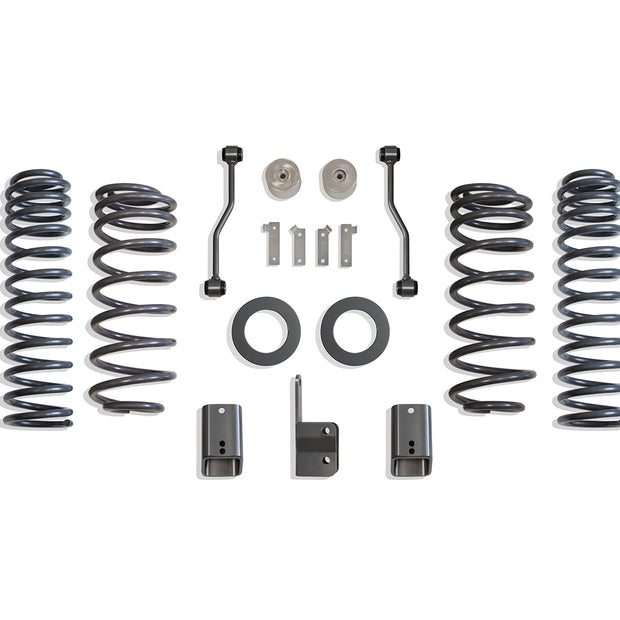 2021-2025 JEEP JL WRANGLER 4XE (HYBRID) 4" LIFT KIT W/ VULCAN RESERVOIR SHOCKS