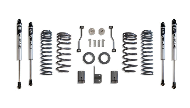 2021-2025 JEEP JL WRANGLER 4XE (HYBRID) 4" LIFT KIT W/ VULCAN IFP SHOCKS