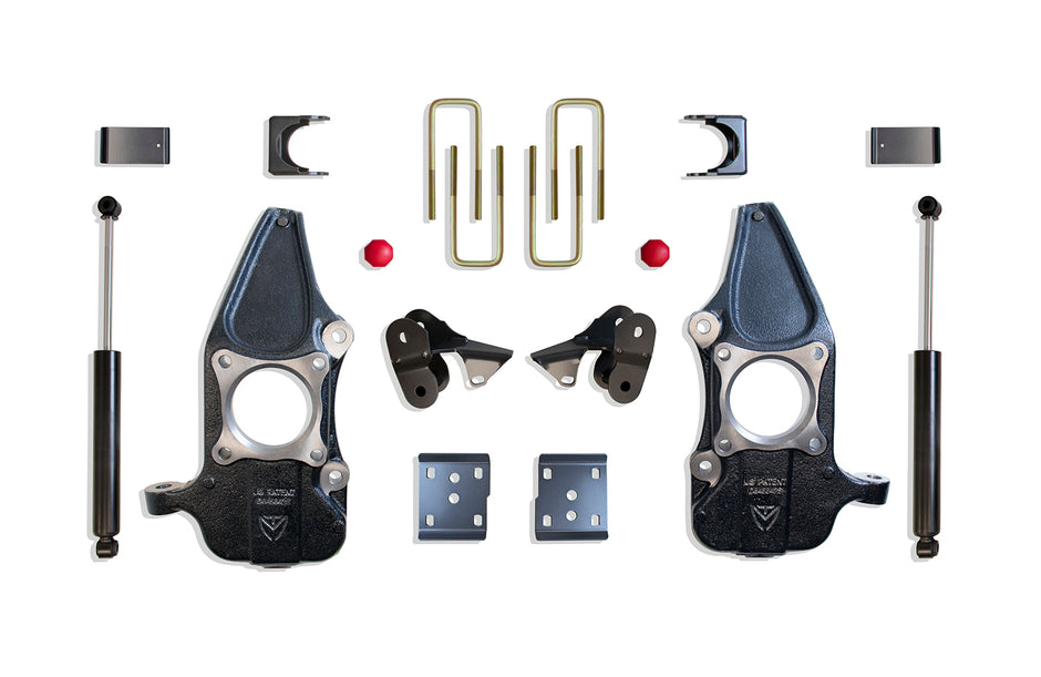 2015-2020 F-150 2WD 2"/4" LOWERING KIT (SPINDLES) (REQUIRES 22" RIMS OR LARGER)