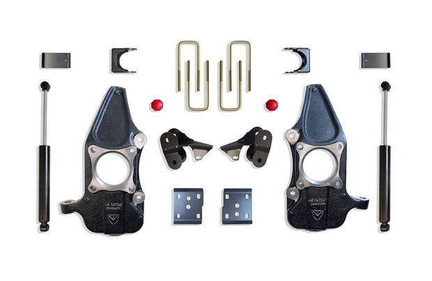 2015-2020 F-150 2WD 2"/4" LOWERING KIT (SPINDLES) (REQUIRES 22" RIMS OR LARGER)