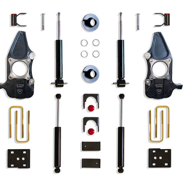 2015-2020 F-150 2WD 3"/5" LOWERING KIT (SPINDLES/STRUTS) (REQUIRES 22" RIMS OR LARGER)