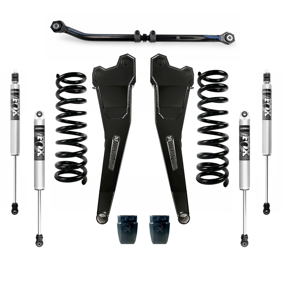 Kryptonite Stage 3 Leveling Kit with Fox Shocks for 2013-2026 RAM 3500 4x4