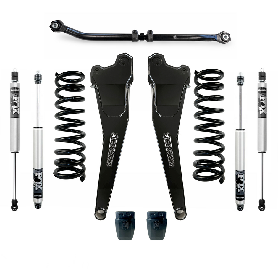 Kryptonite Stage 3 Leveling Kit with Fox Shocks for 2014-2026 RAM 2500 4x4