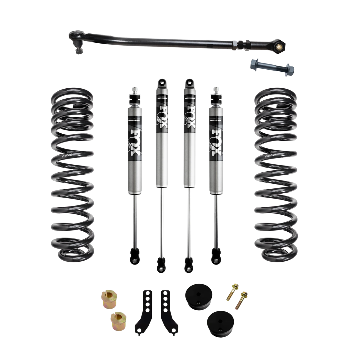 Kryptonite Stage 2 Leveling Kit with Fox Shocks for 2017-2026 Ford Super Duty F250/F350