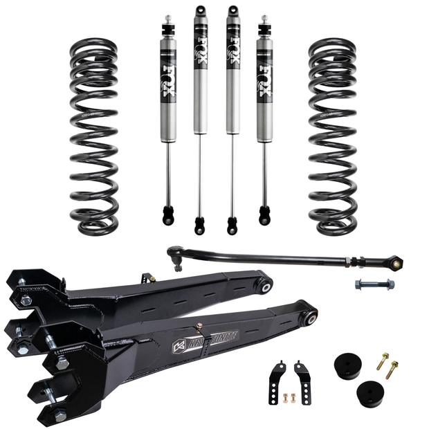 Kryptonite Stage 3 Leveling Kit with Fox 2.0 Shocks for 2017-2026 Ford Super Duty F-250/F-350
