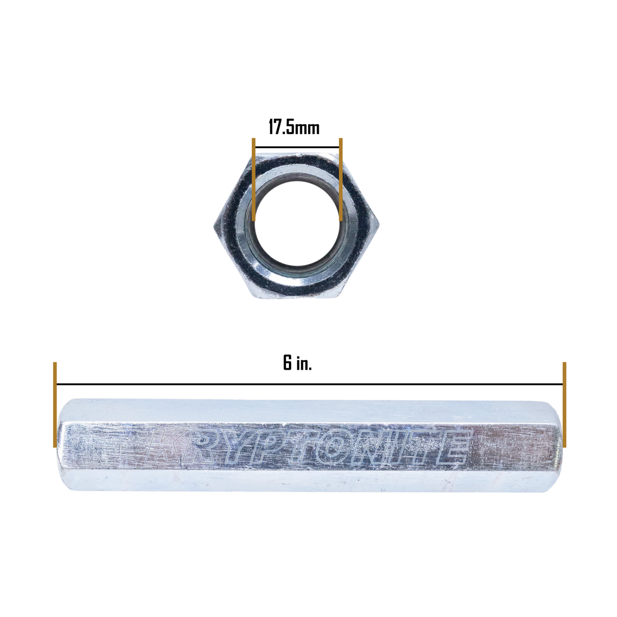Kryptonite Solid Steel Tie Rod Sleeves for Chevy/GMC Trucks/SUVS
