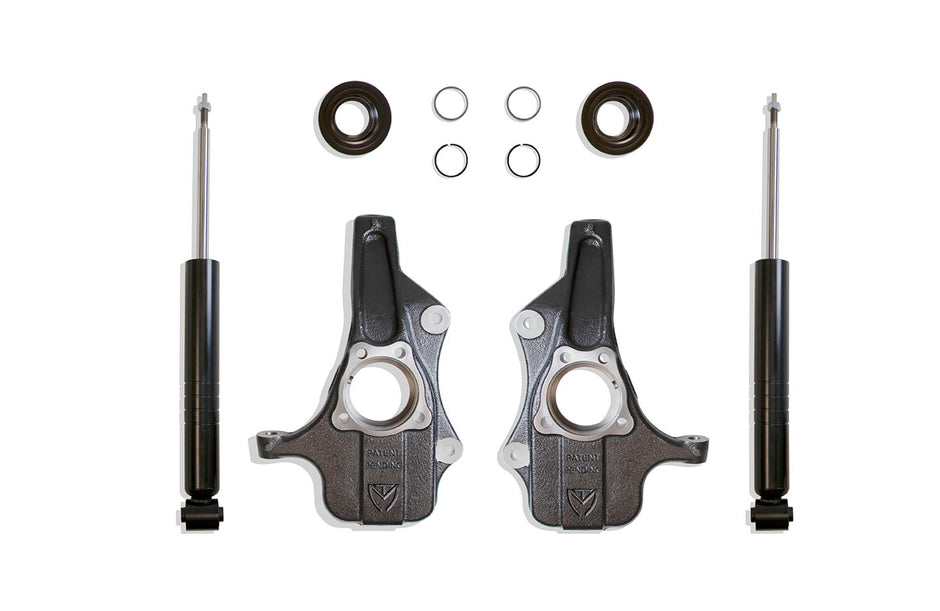 2021-2025 GM SUV 2"/3" ADJUSTABLE HEIGHT LOWERING KIT (SPINDLE/REAR STRUTS) (NON MAGNERIDE/ADAPTIVE RIDE)