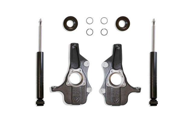 2021-2025 GM SUV 2"/3" ADJUSTABLE HEIGHT LOWERING KIT (SPINDLE/REAR STRUTS) (NON MAGNERIDE/ADAPTIVE RIDE)