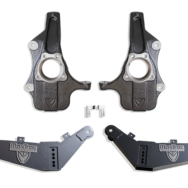 2021-2025 GM SUV 2"/4" LOWERING KIT (SPINDLES/REAR ARMS) (MAGNERIDE/ADAPTIVE RIDE) *** SIGNIFICANT REAR GROUND CLEARANCE REDUCTION ***