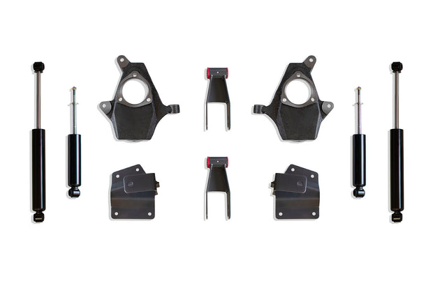 1999-2006 SILVERADO/SIERRA 1500 2WD/4WD 2"/4" LOWERING KIT (SPINDLES)