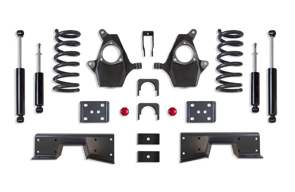 1999-2006 SILVERADO/SIERRA 1500 2WD 3"/5" LOWERING KIT (V6)