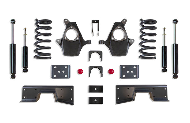 1999-2006 SILVERADO/SIERRA 1500 2WD 3"/5" LOWERING KIT (V6)