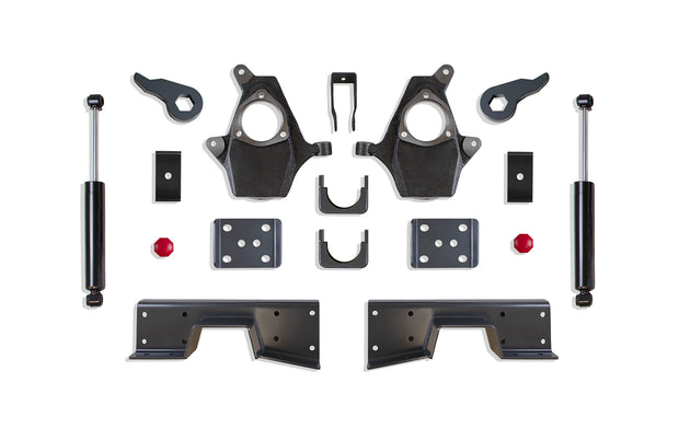 1999-2006 SILVERADO/SIERRA 1500 4WD 4"/6" LOWERING KIT