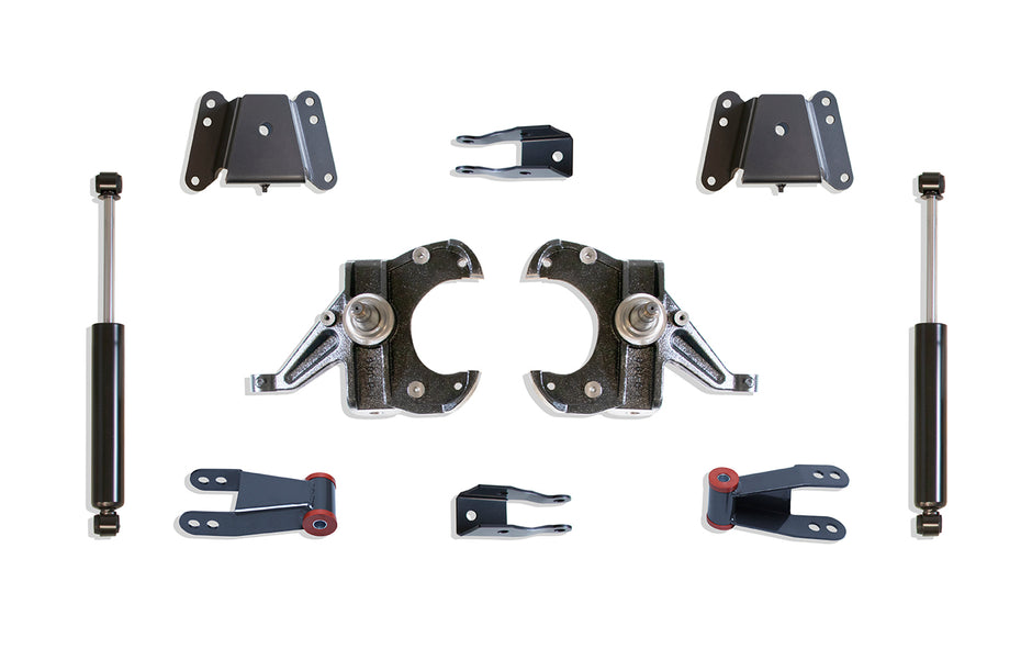 1973-1987 C10 2WD 2.5"/4" LOWERING KIT (1" THICK ROTORS)
