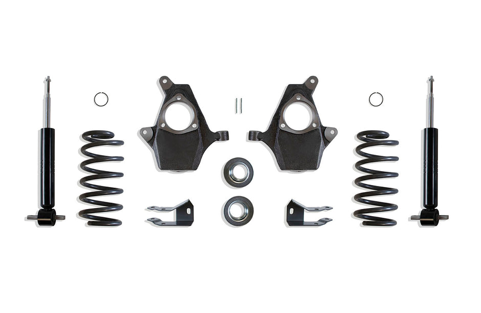 2007-2014 GM SUV 3"/4" LOWERING KIT (SPINDLES/STRUTS) (NON AUTORIDE)