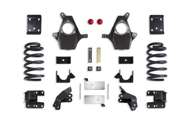 2014-2018 SILVERADO/SIERRA 1500 2WD/4WD 3"/5" LOWERING KIT (MAGNERIDE, EXT/CREW CAB, CAST STEEL ARMS)