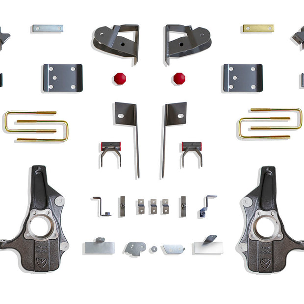 2019-2025 SILVERADO/SIERRA 1500 2WD/4WD 2"/4 LOWERING KIT (ADAPTIVE RIDE MODELS)