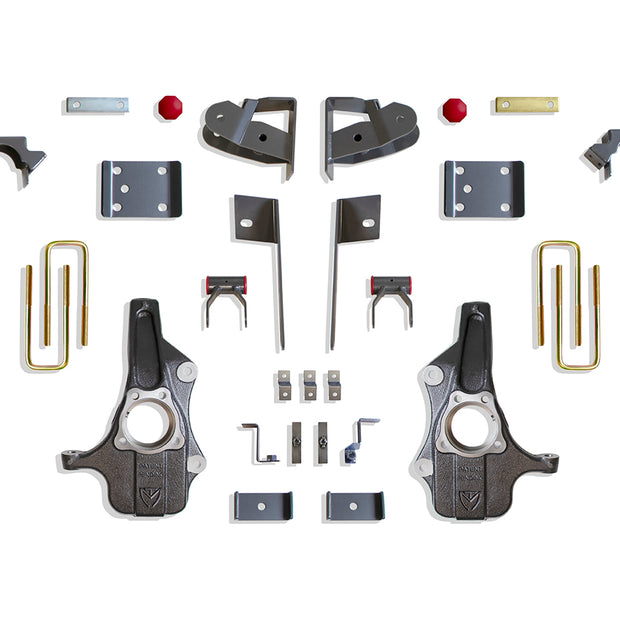 2019-2025 SILVERADO/SIERRA 1500 2WD/4WD 2"/4" LOWERING KIT (SPINDLES)