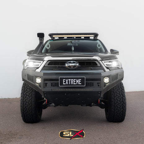 Extreme Series Bullbar X-1 Toyota Hilux 2021 SR , SR5 , 48V hilux Black