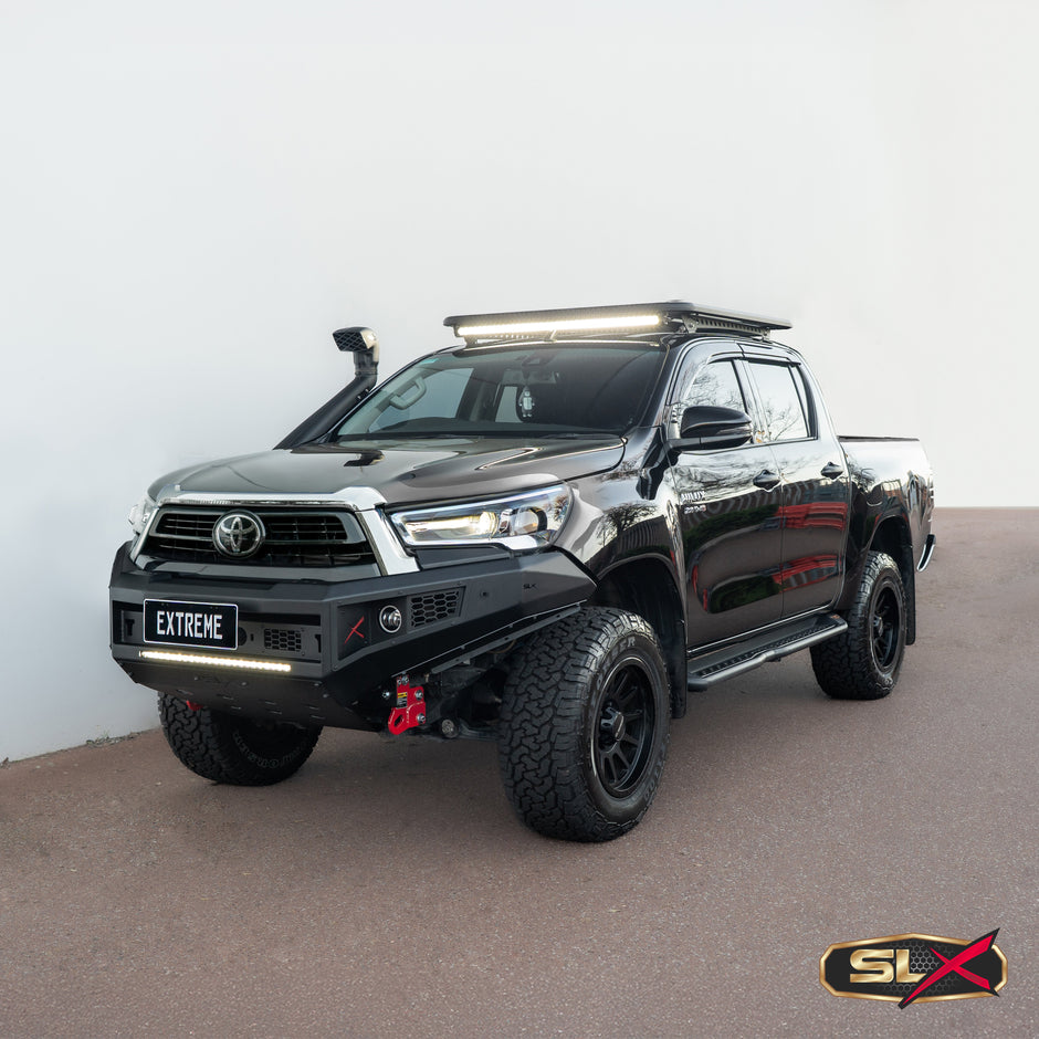 Extreme Series Bullbar X-1 Toyota Hilux 2021 SR , SR5 , 48V hilux Black
