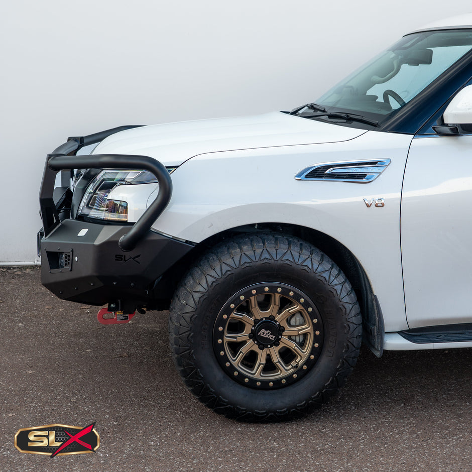 Extreme Series Bullbar X-1 Nissan Y62 Patrol S5 GEN-X Triple Loop Bullbar