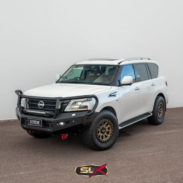 SLX Extreme Series Bullbar – Nissan Y62 Patrol S5 | Triple Loop