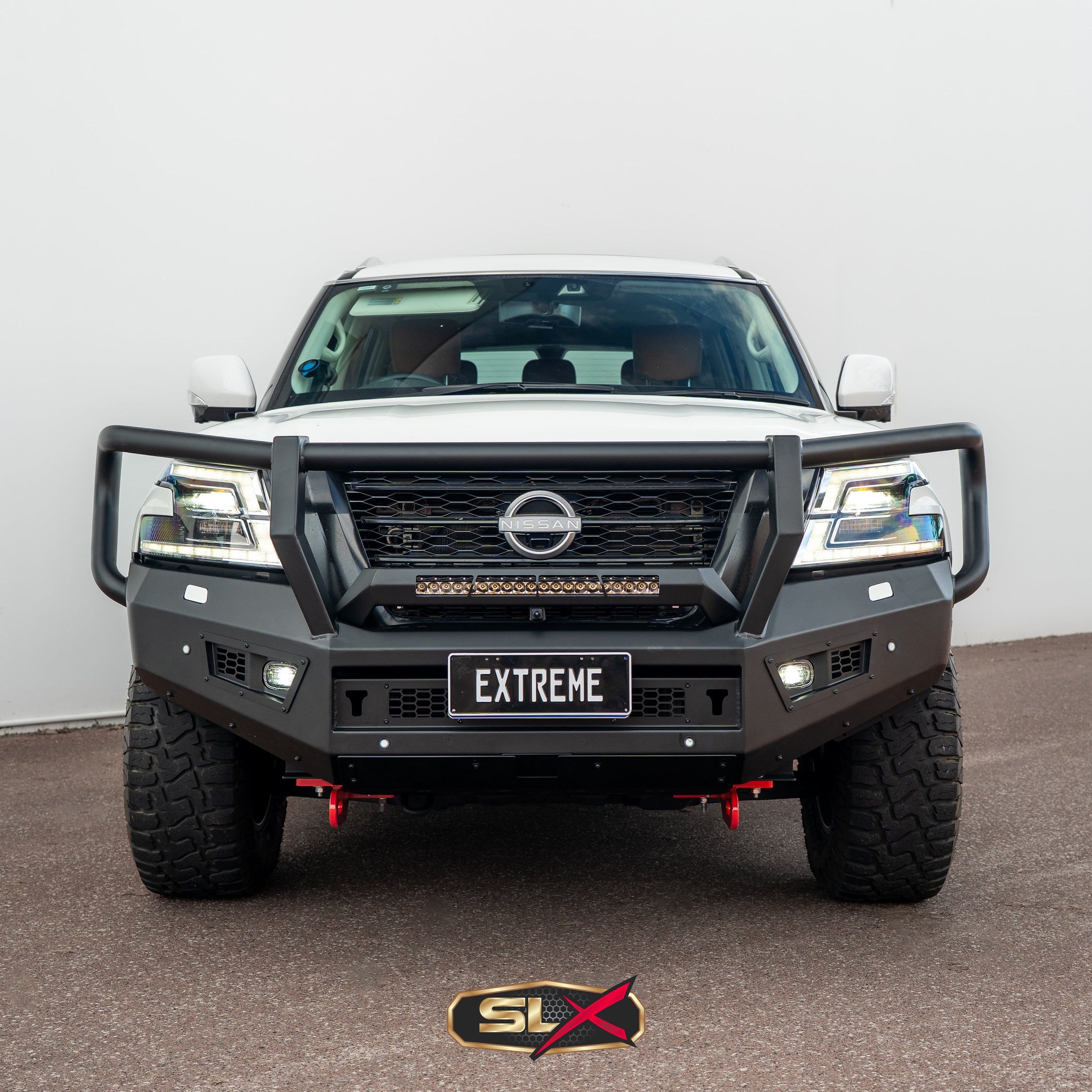 Extreme Series Bullbar X-1 Nissan Y62 Patrol S5 GEN-X Triple Loop Bullbar