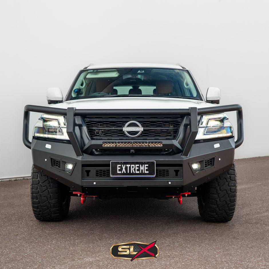 Extreme Series Bullbar X-1 Nissan Y62 Patrol S5 GEN-X Triple Loop Bullbar
