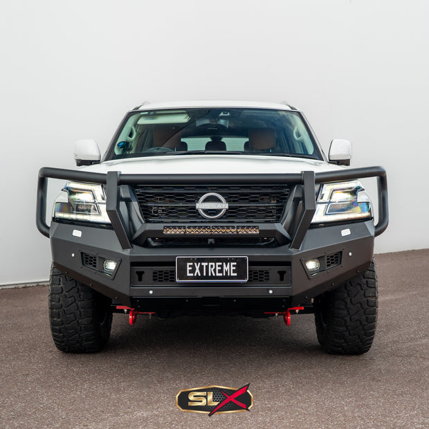 SLX Extreme Series Bullbar – Nissan Y62 Patrol S5 | Triple Loop