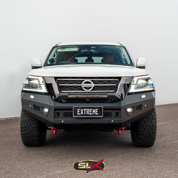 SLX Extreme Series Bullbar – Nissan Y62 Patrol S5 | Black GEN-X