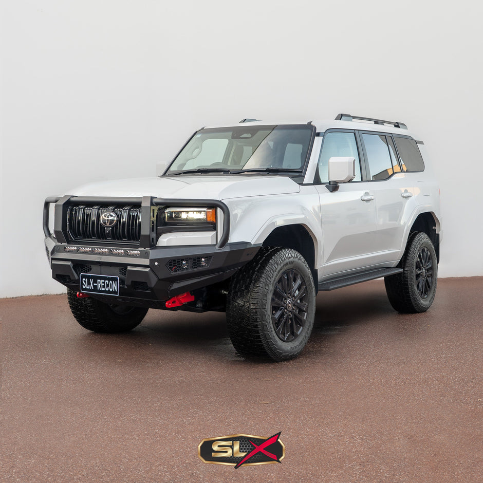 SLX Recon Bull, Suitable For Toyota Prado 250 Series 2025 on SLX Recon Bull Bar Triple Loop Bullbar Prado 250