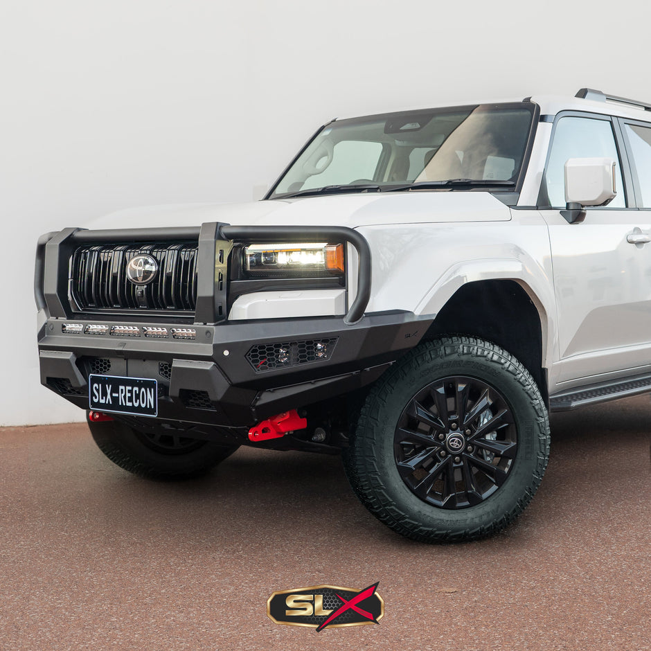 SLX Recon Bull, Suitable For Toyota Prado 250 Series 2025 on SLX Recon Bull Bar Triple Loop Bullbar Prado 250
