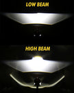 (2pcs/Set)2.5 Inch 100W 6000K Bi-LED Projector Headlight with 3 Direct Laser High Beam Lenses S8 Series – Non-Destructive Installation-S8 Triple Laser
