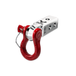 B'oh 3/4 Pin Shackle & 2.0 Receiver (Atomic Silver and Flame Red Combo)