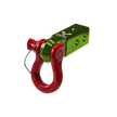 B'oh 3/4 Pin Shackle & 2.0 Receiver (Bean Green and Flame Red Combo)