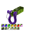 B'oh 3/4 Pin Shackle & 2.0 Receiver (Green)