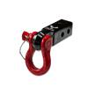 B'oh 3/4 Pin Shackle & 2.0 Receiver (Black and Red Combo)