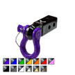 B'oh 3/4 Pin Shackle & 2.0 Receiver (Black and Purple Combo)