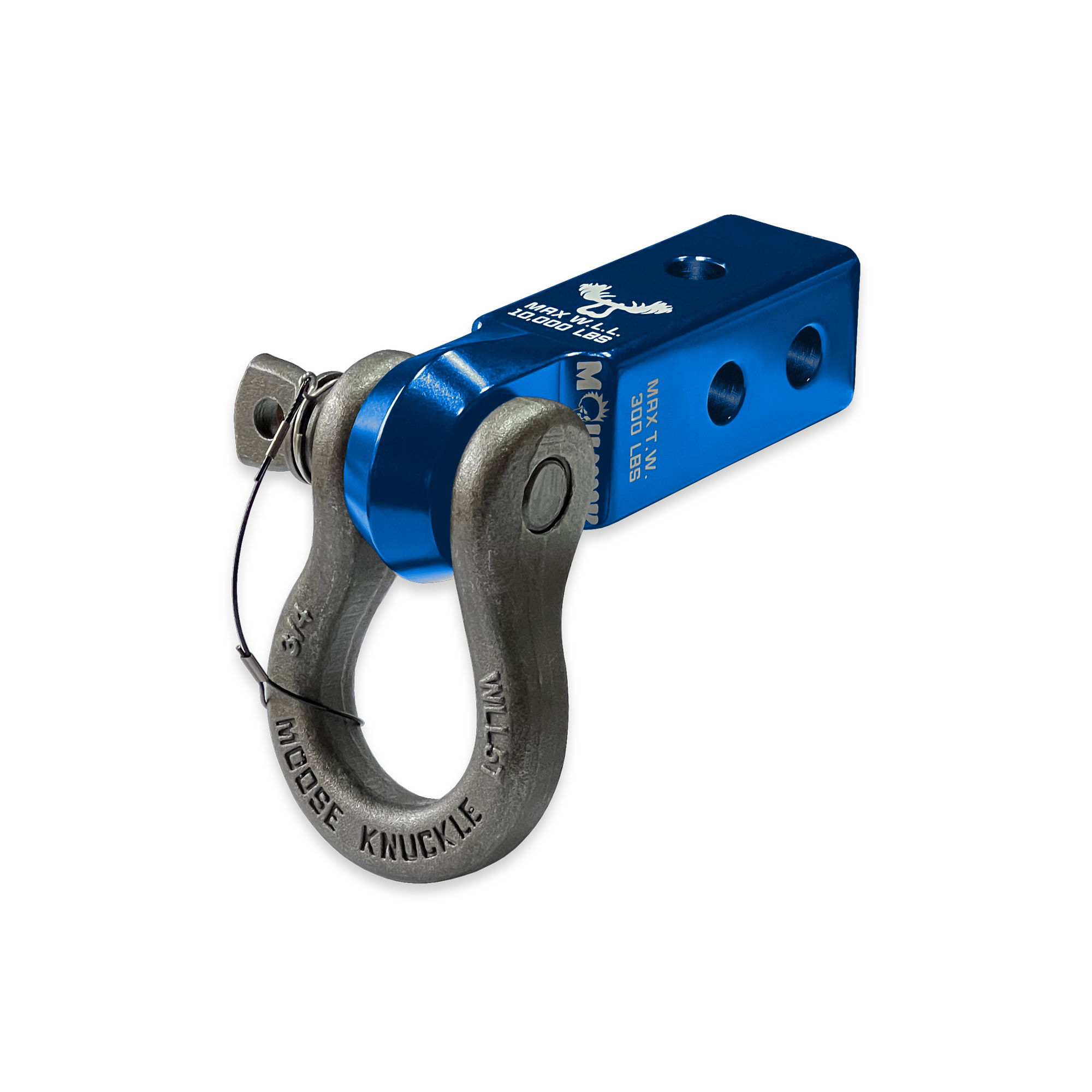 B'oh 3/4 Pin Shackle & 2.0 Receiver (Blue Pill and Raw Dog Combo)