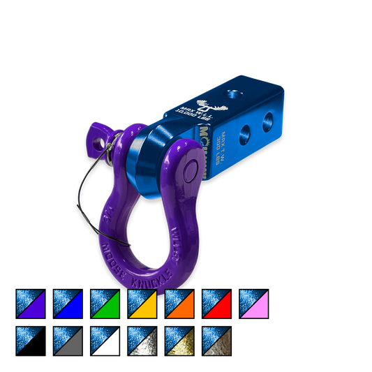 B'oh 3/4 Pin Shackle & 2.0 Receiver (Blue)