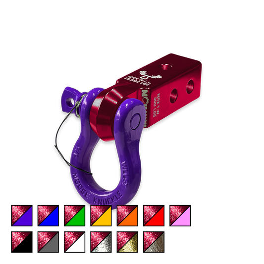 B'oh 3/4 Pin Shackle & 2.0 Receiver (Red)
