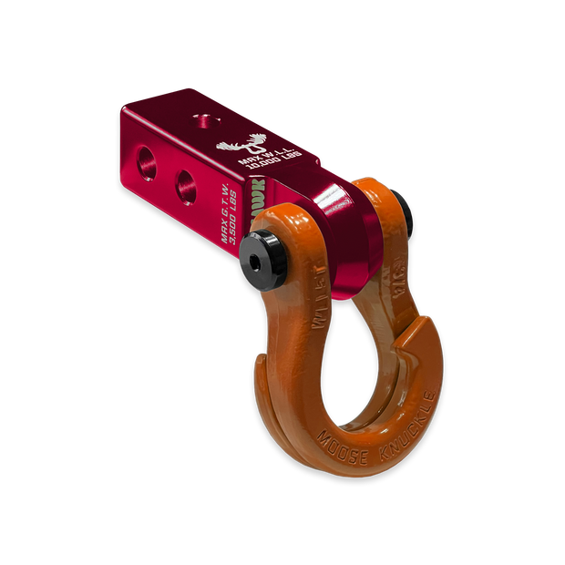 Mohawk and Jowl Combo in Red Rum and Obscene Orange