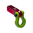 Mohawk and Jowl Combo in Red Rum and Sublime Green