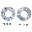Aluminum Spacer Leveling Kit 2 Inch Lift Front 04-15 Nissan Titan 17 Nissan Titan Incl. Upper Strut Spacers Maximum Tire/Wheel: 33 x 12.50/17 Back Spacing: OEM Skyjacker