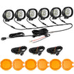 P4 Series | 4 Inch 90W 9000LM Round LED Driving Lights Flood White Pod Lights