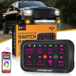 AR-800 Multifunction RGB Switch Panel with Bluetooth Controlled & 47 Inch Extension Cable(Optional) for GMC
