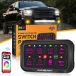 AR-800 Multifunction RGB Switch Panel with Bluetooth Controlled & 47 Inch Extension Cable(Optional) for GMC