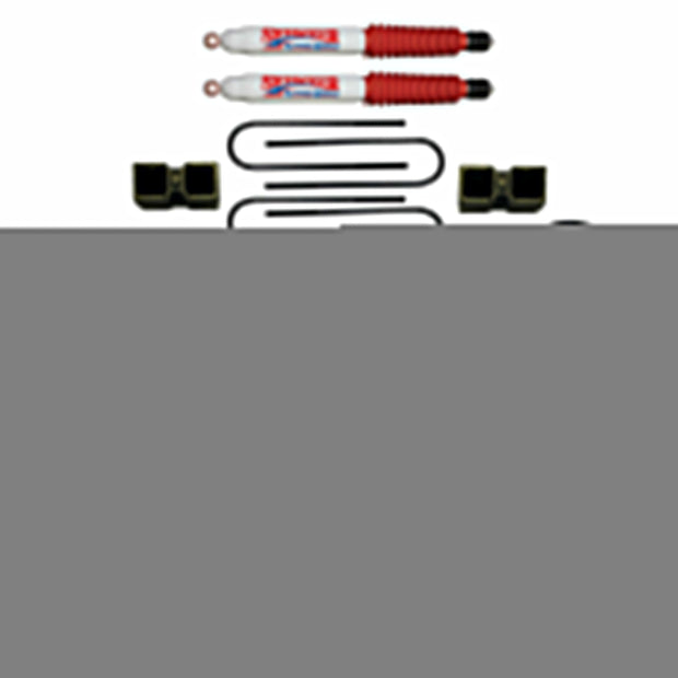 Suspension Lift Kit w/Shock Nitro Shocks 3.5-4 Inch Lift 13-19 Ram 3500 Incl. Front Coil Springs Rear Block And U-Bolts Skyjacker